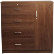 Regal Harper Laminated Board Wardrobe Antique - 99657