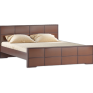 Regal Paradise Wooden Double Bed | BDH-305-3-1-20 image