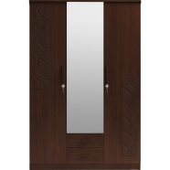 Regal Roma Wooden Three Door Almirah CBH-363-3-1-20 image