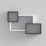 Regal Wall Shelf Black And White Craft Item HDC-101 image