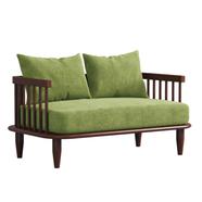 Regal Wooden Double Sofa - Havana - (SDC-351-3-1-20( Fabric - SF-2121) | image