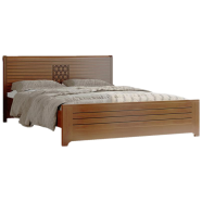 Regal Wooden Sidon King Bed - Antique | BDH-359-3-1-20 - 992746