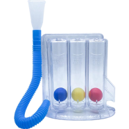 Rehabilitation Breathing Instructor Vital Power Exercise Three Ball Instruments Lung Function Breathing Practitioner (Any Colour). image