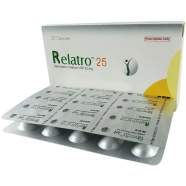 Relatro 25 mg Capsule – 10's Strip image
