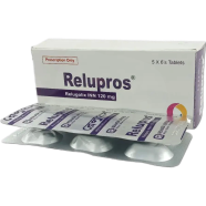 Relupros 120 mg Tablet 6's Strip image