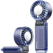 Remax Foldable Handheld Fan With 4000Mah Battery And Digital Display image