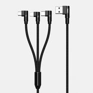 Remax RC-167th 3 in 1 Data And Charging Cable for iPhone Micro Type C image