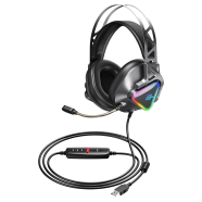 Remax RM-810 Wargod Series USB RGB Lighting Gaming Headphone