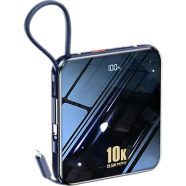 Remax RPP-285 22.5W Power Bank 10000mAh With Lightning And Type-C Cables image