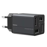 Remax RP-U43 4 USB Ports 3.4A Fast Charging Adapter (EU Plug) image