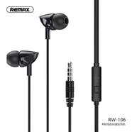 Remax RW -106 Wired Music Earphone With HD Mic image