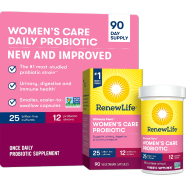 Renew Life Women's Care Probiotic 25 Billion 90 Capsules - 631257120359 image