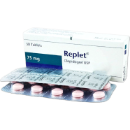 Replet 75 mg Tablet 10's Strip image