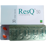 Res Q 50 mg Capsule 10's Strip image