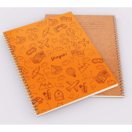 Reverie 200 Page Ruled Demy Spiral Notebook - Youngster (Basanti) image