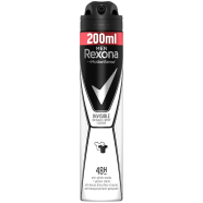 Rexona Invisible Black and White Men Deodorant Spray 200 ml image