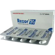 Rezor 20 mg Tablet 10's Strip icon
