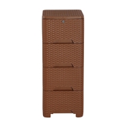 Rfl Caino Closet 4 Drawer - Eagle Brown - 923243