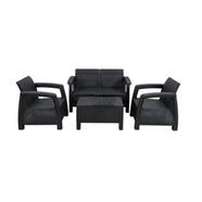 Rfl Caino Sofa 4 Pcs Set W/O Foam - Black - 839727 icon