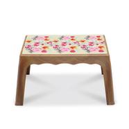 Rfl Center Table (Garden) Printed - Sandal Wood - 76774