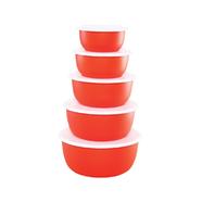 Rfl Classic Round Container 5 Pcs Set - Trans - 86539
