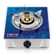 Vision Lpg Single Glass Body Gas Stove Sky 3D image