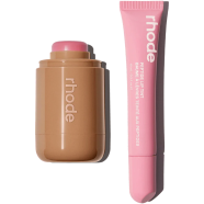 Rhode 2 in 1 piggy Pocket Blush plus ribbon Peptide Lip Tint Duo combo image