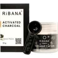 Ribana Activated Charcoal Face Pack - 50 gm image
