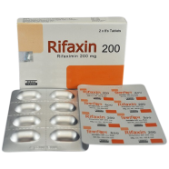 Rifaxin 200mg Tablet 8's Strip image