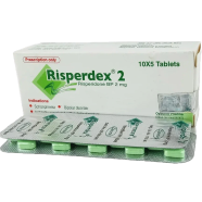 Risperdex 2 mg Tablet 10's Strip image