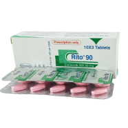 Rito 90 mg Tablet 10's Strip image
