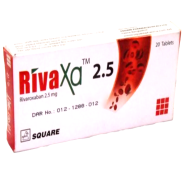 RivaXa 2.5 mg Tablet 10's strip image