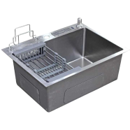 Rizco Senorita 24 Inch SS Kitchen Sink 304 Stainless Steel