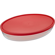 Ocuisine Oval Roaster with Lid 35×24 cm image