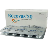 Rocovas 20 mg Tablet 10's Strip image