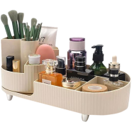 Roktry 360 Rotating Makeup Desk Cosmetic Storage Box Organizer With Drawers, Cosmetic Dressing Table Sorting Plastic, Desktop Cosmetics icon