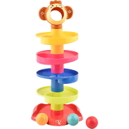 Roll Ball Toy for Kids 5 Layer Ball Drop and Roll Swirling Tower for Baby and Toddler Development Educational Toys - (HE0205)