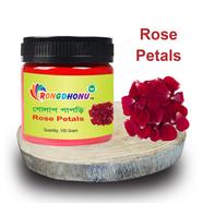 Rongdhonu Rose Petal Powder (Golap Papri Gura ) গোলাপ পাপড়ি পাউডার - 100 gm image