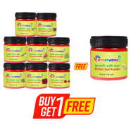 Rongdhonu Hair Treatment Combo Package (হেয়ার ট্রিটমেন্ট কম্বো প্যাকেজ) - 650 gm With Rongdhonu Multani Mati Powder (মুলতানি মাটি গুড়া) - 100 gm (BUY 1 GET 1)