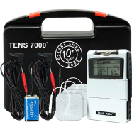 Roovjoy Digital TENS Machine R C101L-Portable Pain Relief Massager for Muscle Relaxation and Therapy image