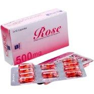 Rose 500 mg Capsule 10's Strip image