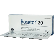Rosetor 20 mg Tablet 10's Strip image