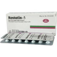 Rostatin 5 mg Tablet 14's Strip image