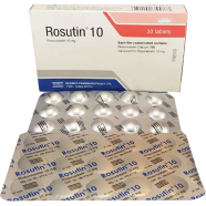 Rosutin 10 mg Tablet 15's Strip icon