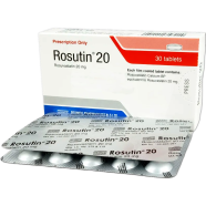Rosutin 20 mg Tablet 15's Strip icon