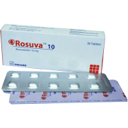 Rosuva 10 mg Tablet 10's Strip image