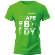 Round Neck T Shirt Green (Shape Your Body) image