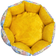 Round Plush Pet Bed Super Soft and Super Warm image