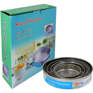Round Strainer Made Of High Quality Stainless Steel-6 Pcs image