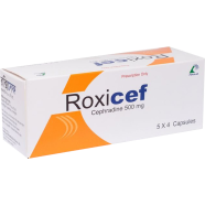 Roxicef 500 mg Capsule 4's Strip image